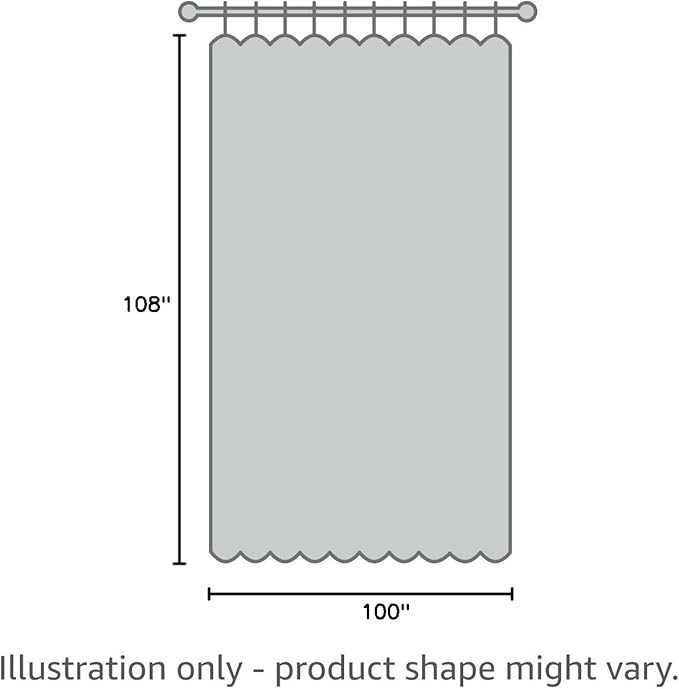 Joydeco 100% Blackout Curtains for Bedroom - Natural Linen Curtains 100" W x 108" L Long, Thermal Insulated 1 Panels Black Light Blocking Drapes, Rod Pocket & Back Tabs for Living Room