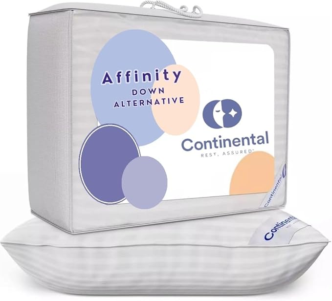 Continental Bedding Downlike Pillow, King (Pack of 1), White