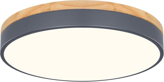 15.7" Minimalist Style Flush Mount Dimmable Ceiling LED Lightning Fixtures Close to Ceiling Easy Install for Bedroom Bathroom Laundry Room Porch Kitchen