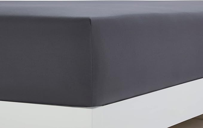 Clara Clark Bed Sheets, Premier 1800 Series 4 Piece Bed Sheet Set, Deep Pocket, Wrinkle, Fade, Stain Resistant, Luxury Soft Bedding Sheets & Pillowcases, Queen, Charcoal Gray