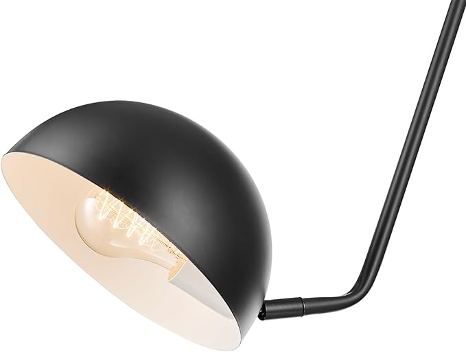 GLOBE Electric 51373 Addison 1-Light Plug-in Wall Sconce, Matte Black