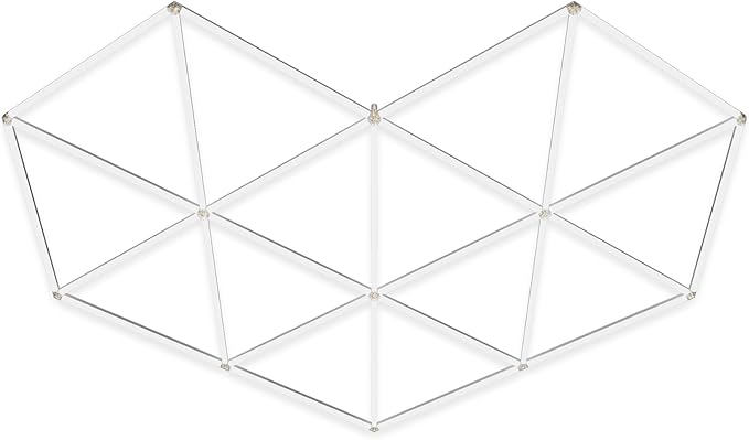 ALLYES Hexagon Garage LED Lights - Super Bright 27-Pack, 6500K Cool White for Auto Repair Shops, Gyms, Warehouse, basements, Car Wash Rooms