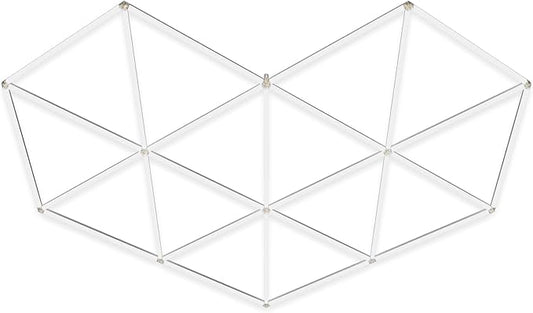 ALLYES Hexagon Garage LED Lights - Super Bright 27-Pack, 6500K Cool White for Auto Repair Shops, Gyms, Warehouse, basements, Car Wash Rooms