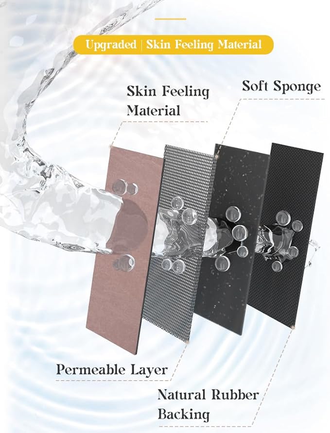 MontVoo -Bath Mat Rug-Rubber Backing Non Slip Quick Dry Absorbent Thin Bathroom Rugs Fit Under Door-Faux Suede Surface Bathroom Floor Mats-Shower Rug for in Front of Bathtub Shower Dusty Rose 17x27.5