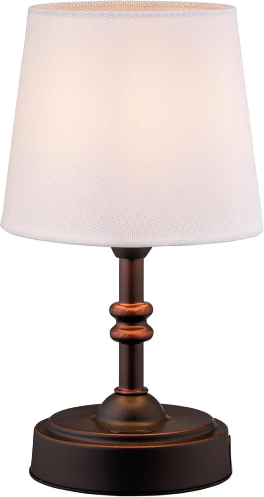 O’Bright Seraph Mini – Cordless LED Table Lamp with Dimmer (Oil Rubbed Bronze)