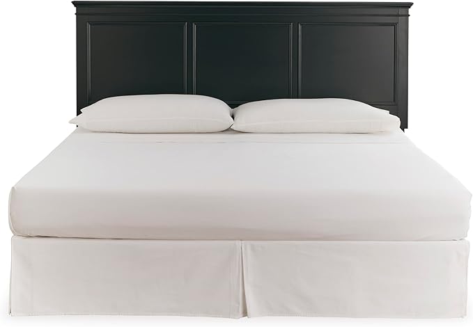 Signature Design by Ashley Lanolee Classic Panel Headboard, King/California King, Black