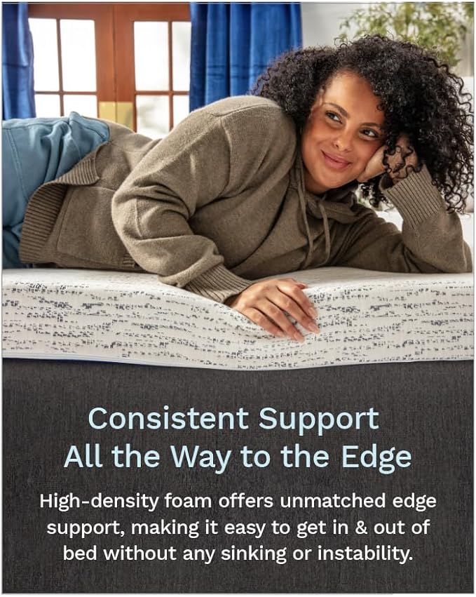 ViscoSoft 2 Inch Memory Foam Mattress Topper Cal King - Select High Density Ventilated Mattress Pad - Premium Removable Rayon Cover