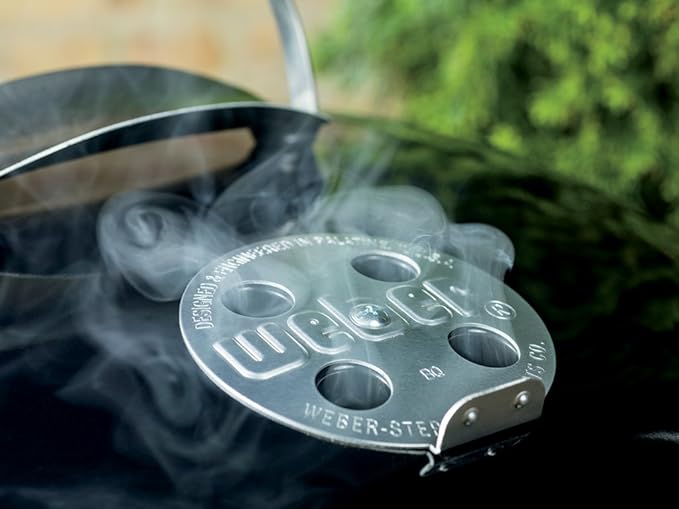 Weber Original Kettle Premium Charcoal Grill for Outdoor Cooking and Barbecue, 22-Inch, Green
