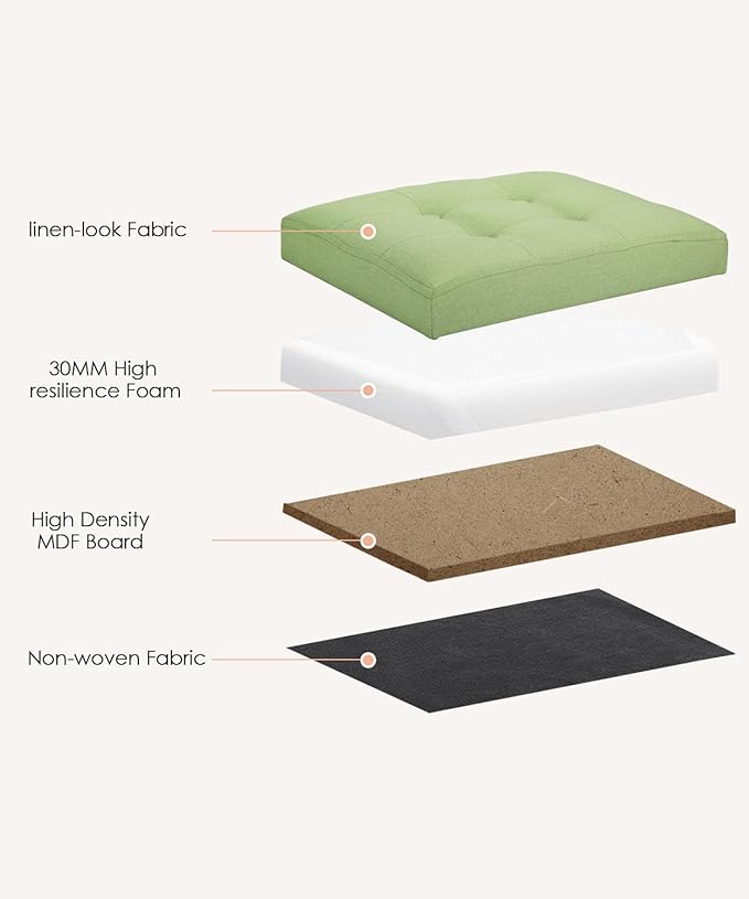 Ottoman Storage Ottoman Foot Rest Stool Foldable Bench with Storage Student Dormitory Bedroom and Entryway Storage 17 X 13 X 13