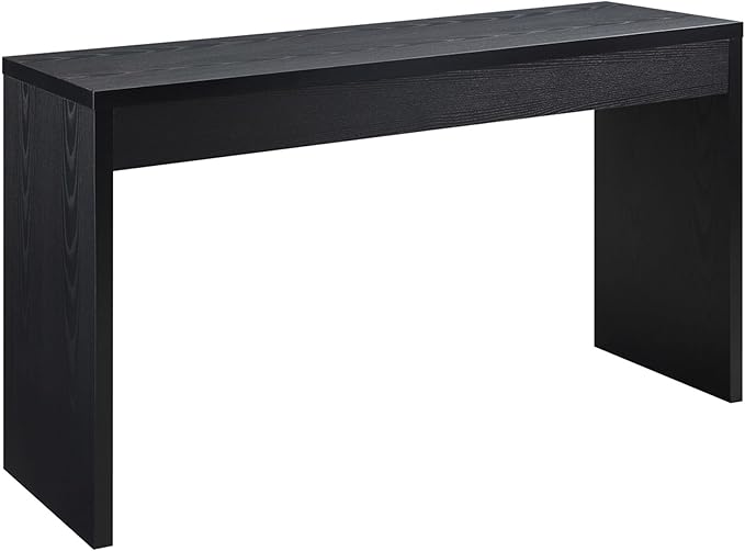 Convenience Concepts Northfield Hall Console Table 48" - Modern, Minimalist Narrow Sofa Display Accent for Contemporary Living Room, Entryway, or Hallway, Black