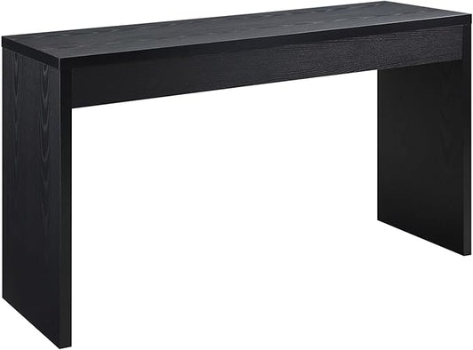 Convenience Concepts Northfield Hall Console Table 48" - Modern, Minimalist Narrow Sofa Display Accent for Contemporary Living Room, Entryway, or Hallway, Black