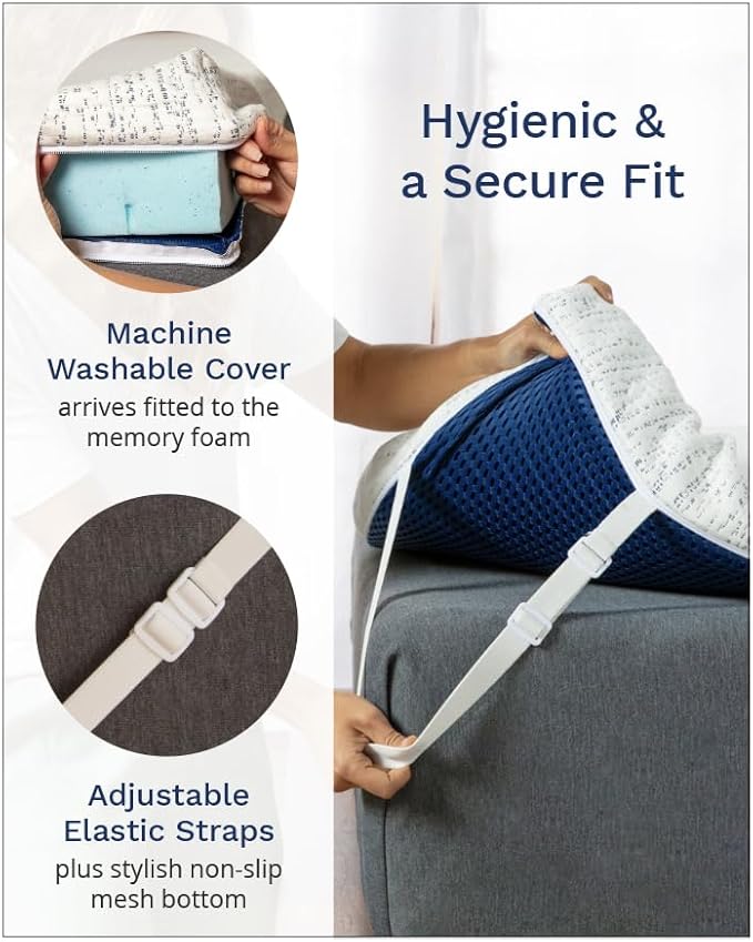 ViscoSoft 2 Inch Memory Foam Mattress Topper Cal King - Select High Density Ventilated Mattress Pad - Premium Removable Rayon Cover