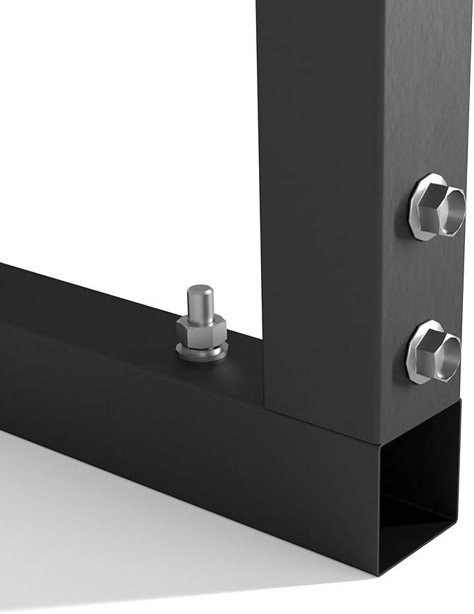 12x20 FT Metal Carport, Heavy Duty Car Port Canopy with Galvanized Steel Roof & Frame, Large Metal Carport Kit, Steel Car Shelter, Outdoor Car Garage for Car, Boat, Truck, Black