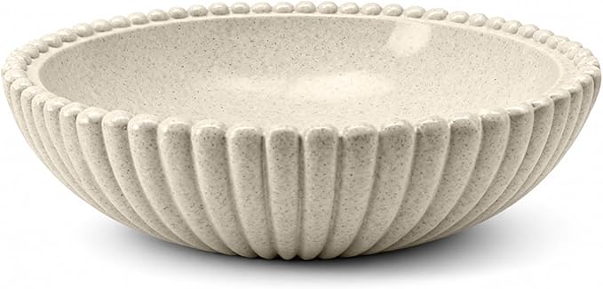 Large 10 Inch Resin Decorative Bowl Handmade Fruit Bowl for Kitchen, Entryway Bowl for Keys & Mail, Countertop Centerpiece for Dining Table Home Decor