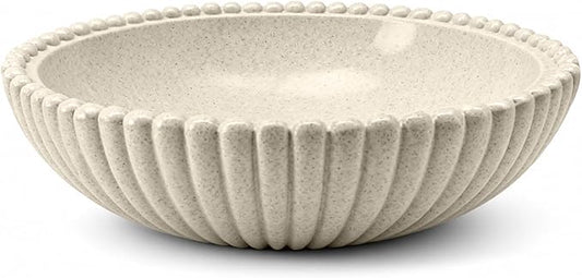 Large 10 Inch Resin Decorative Bowl Handmade Fruit Bowl for Kitchen, Entryway Bowl for Keys & Mail, Countertop Centerpiece for Dining Table Home Decor
