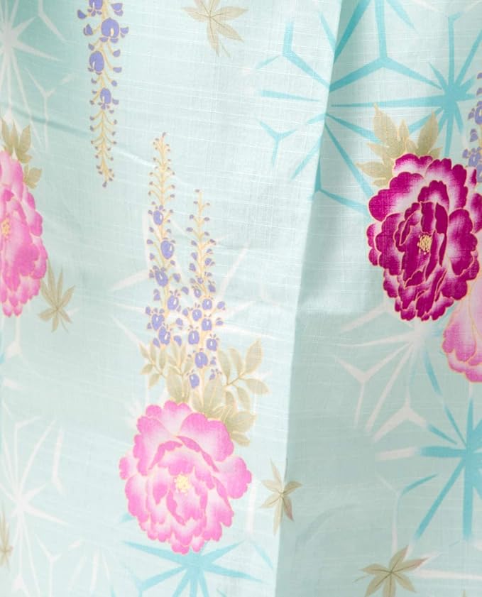 Kimura Jitsugyo Women's Kyoto Traditional Easy Wearing Kawaii Yukata Robe(Japanese Casual Kimono) Set 2