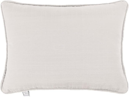Sherry Kline Sunrise Indoor/Outdoor Rectangle (Boudoir) Corded Edge Filled Pillow Eggshell 13"x18" Set of 2