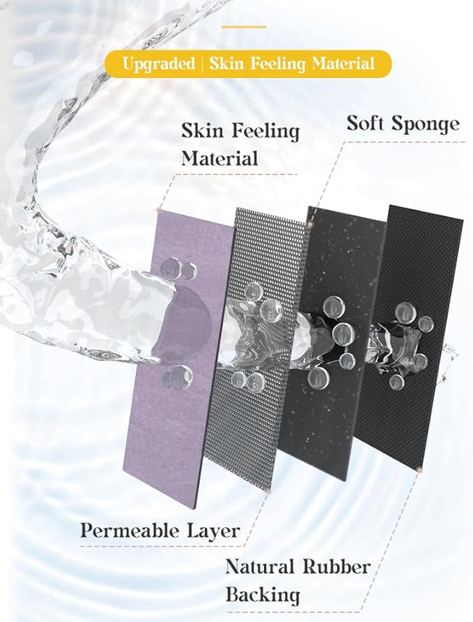 MontVoo -Bath Mat Rug-Rubber Backing Non Slip Quick Dry Absorbent Thin Bathroom Rugs Fit Under Door-Faux Suede Surface Bathroom Floor Mats-Shower Rug for in Front of Bathtub Shower Lavender 16"x24"