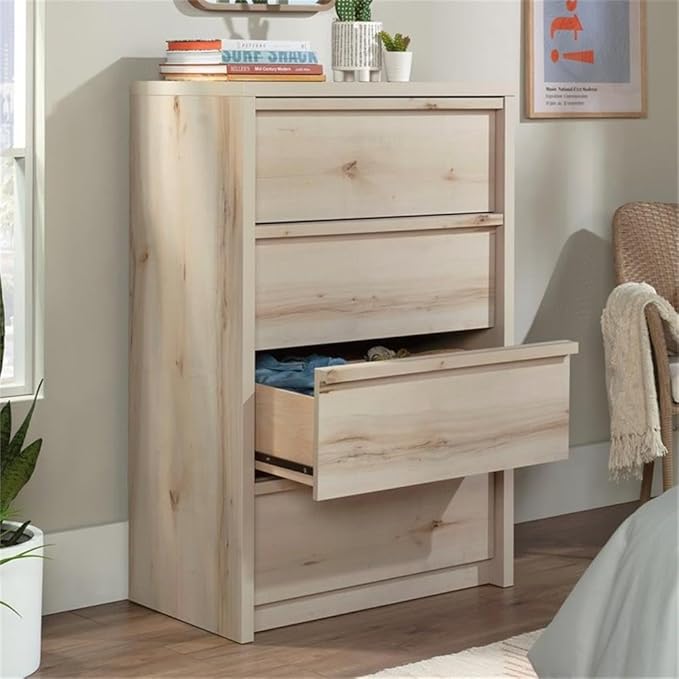 Sauder Harvey Park 4-Drawer Chest, in a Pacific Maple Finish