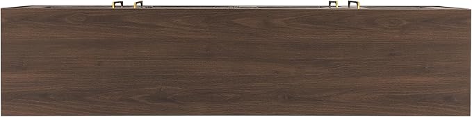 Henn&Hart Tillman Rectangular TV Stand for TV's up to 80" in Alder Brown