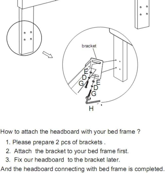 24KF Middle Century Linen Upholstered Tufted King Size Headboard with Antique Brass Nail Heads Trim King/California King headboard-Ivory