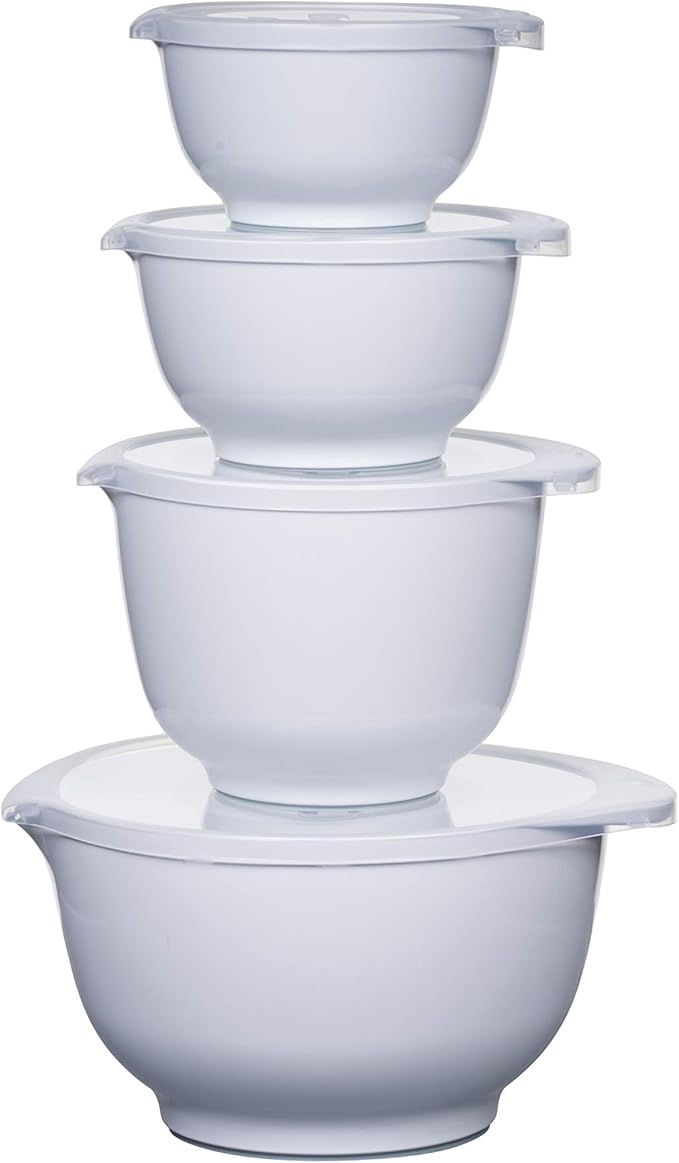 Precision Craft Mixing Bowl Set 4 Pcs Elevate Your Culinary Experience Stylish Nesting Bowls for Effortless Cooking and Baking