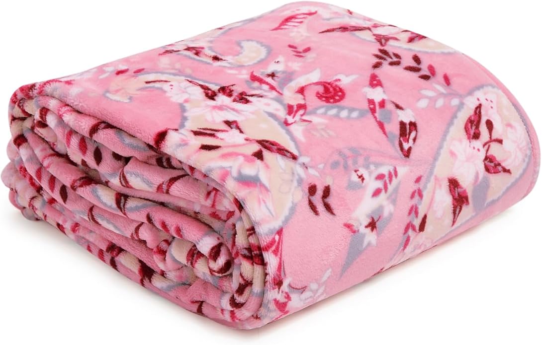 Vera Bradley Women's Fleece Plush Throw Blanket