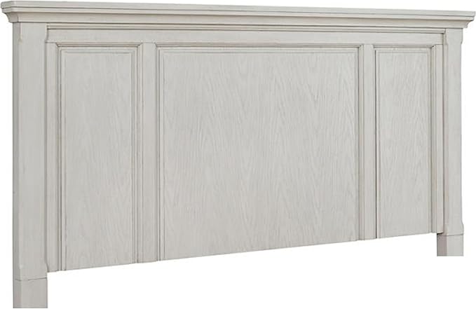 Signature Design by Ashley Robbinsdale Farmhouse Panel Headboard ONLY, Queen, Whitewash