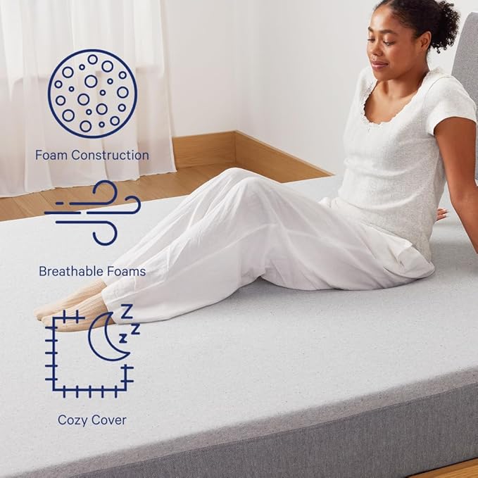 Casper Sleep Element, California King Size, Medium Firm Mattress - Memory Foam + Support - 100-Night Trial - 10 Year Warranty - CertiPUR-US® Mattress, Grey