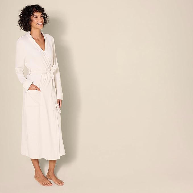 Amazon Essentials Women's Lightweight Waffle Full-Length Robe (Available in Plus Size)