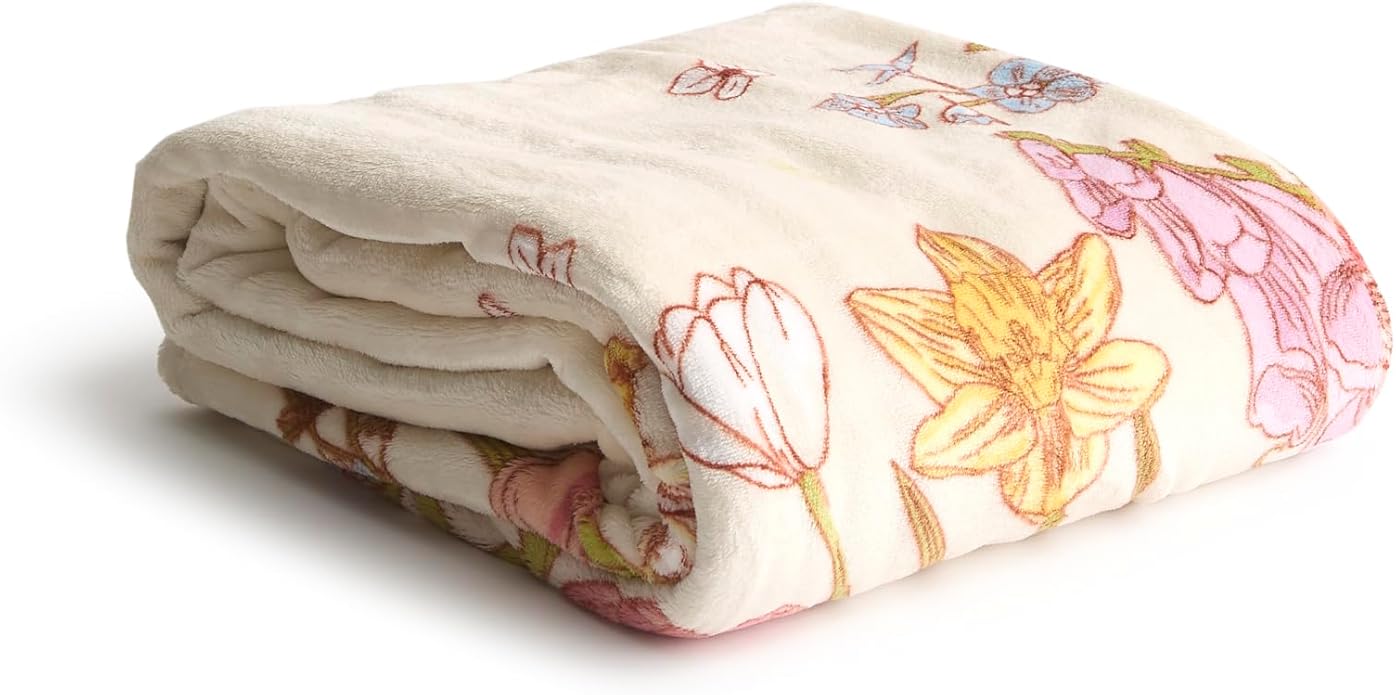 Vera Bradley Women's Fleece Plush Throw Blanket