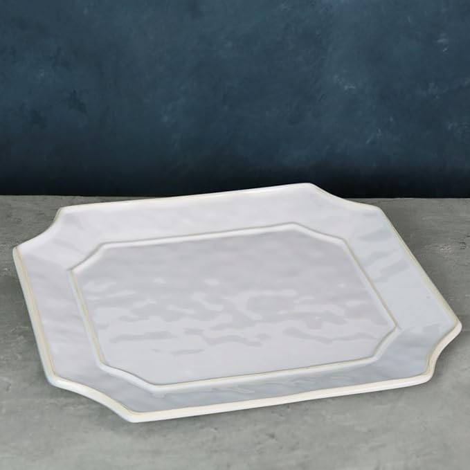 Beatriz Ball VIDA Charleston Rectangular Tray (White)