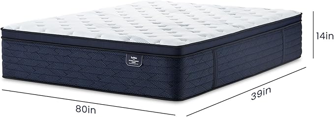 Twin Mattress 14 Inch - Firm Feel 7-Zone Hybrid Mattresses Extra Lumbar & Hip Support, Deep Sleep Pain Relief Contouring Bed in a Box, Fiberglass-Free, CertiPUR-US Certified,100-Night Trial