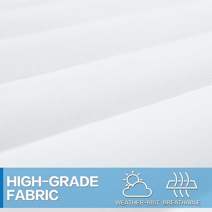 PNAEUT Double Hammock with Stand for Outside, Rope Hammocks with Polyester Pad 2 Person, 12ft Heavy Duty Stand, Extra Pillow, Storage Sidebag, Max 475 lbs Capacity (Pearl White)