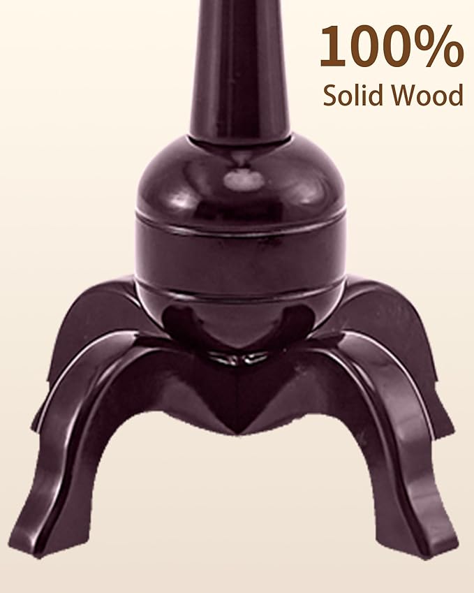 EZIVIEZ Wooden Coat Rack Stand, Solid Wood Freestanding Coat Rack with 11 Hooks, Creative Design Tree Branch-look Coat Racks, Heavy Duty Standing Coat Hanger Jacket Tree Stand for Office, Entryway