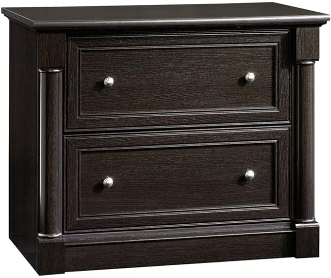 Pemberly Row Engineered Wood 2-Drawer Lateral File Cabinet in Wind Oak