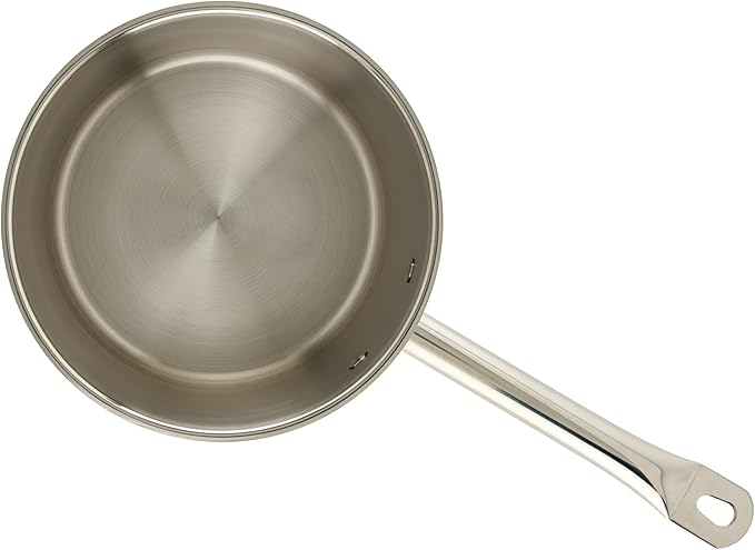 Winco Heavy-Duty Stainless Steel Sauce Pan with Cover, 4.5 Quart