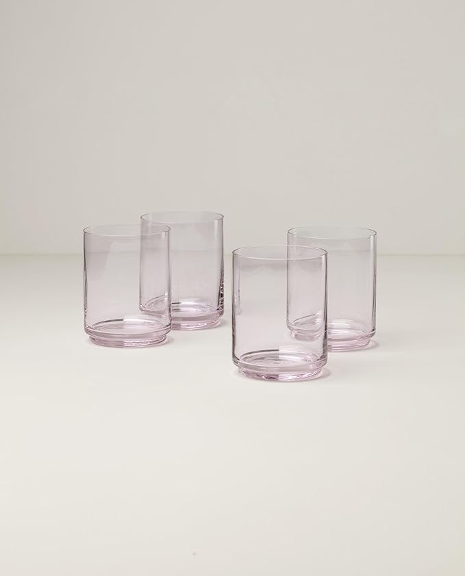 Lenox 897838 Tuscany Classics Stackable Tall Glasses, Set Of 4, Blush