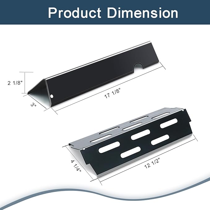 Flavorizer Bars and Heat Deflectors for Weber Genesis II E-410, S-410, LX E-440, S-440 (Porcelain Steel, 66030 * 7+ES/410 * 4)