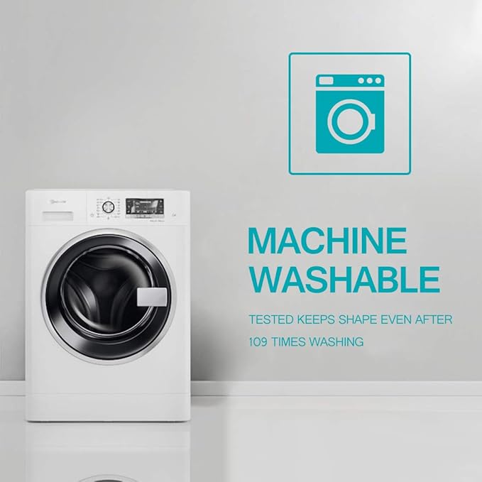 LEISURE TOWN Mattress Pad Full Size Soft Cotton Mattress Cover,Quilted Fitted Mattress Topper with Deep Pocket fits 8-21 inch Mattress,Breathable Fluffy Pillow Top,Cooling Mattress Protector, Grey