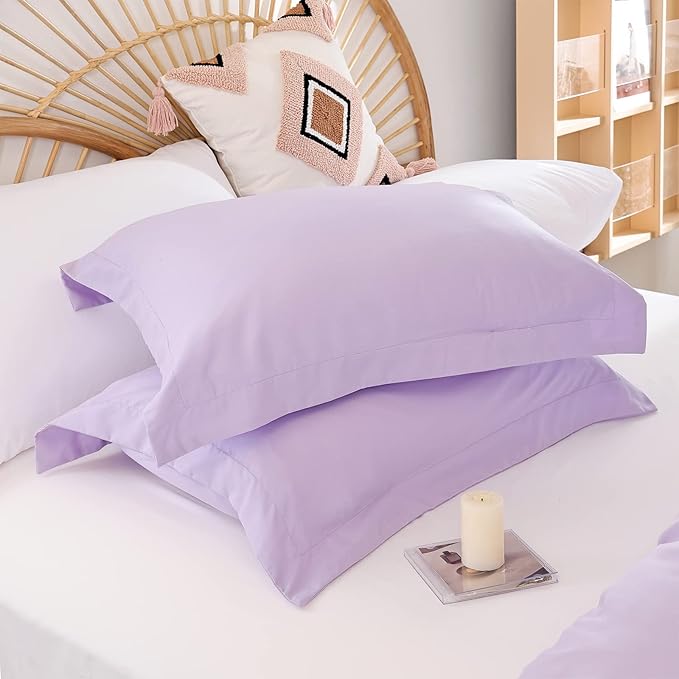 weigelia Full Size Comforter Set 7 Pieces Lavender Purple Comforter Set with Sheets Bed in a Bag Full Fluffy Bedding Set with Sheets for All Season