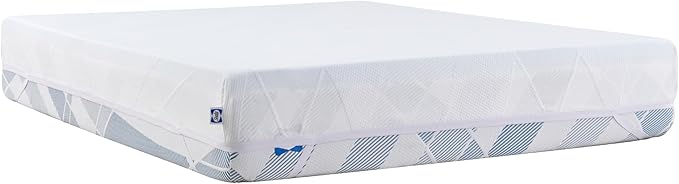 Sealy Dreamlife 2” Gel Memory Foam Twin XL Mattress Topper with Cooling Cover, SealyComfort Gel Foam, SealyCool Stretch Knit Cover with Corner Straps