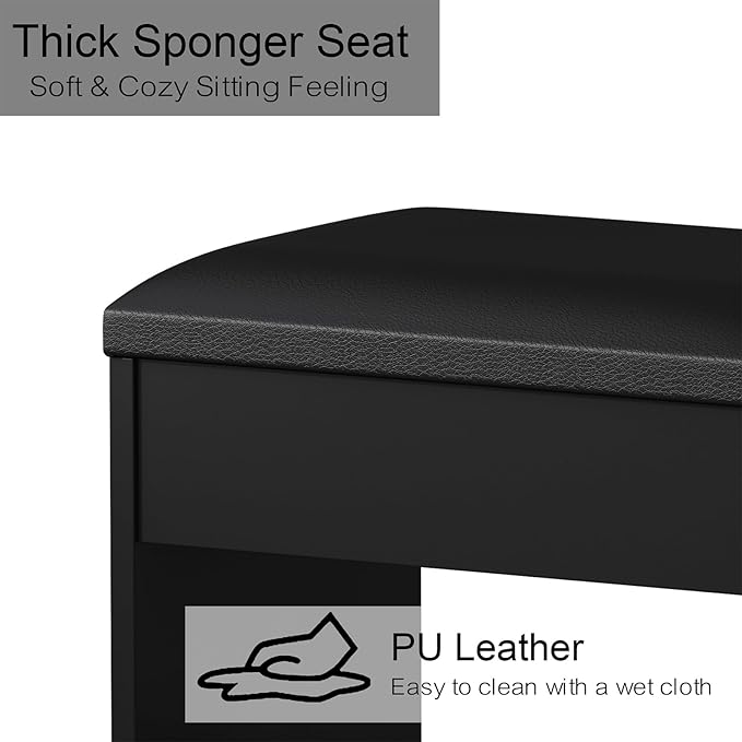 Vanity Desk & Power Outle, Makeup Vanity with Mirror and 12 LED Lights, 9 Drawers Makeup Table with Fold-up Panel, 3 Lighting Modes Brightness Adjustable (Black)