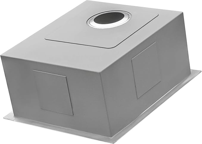 Ruvati 12 x 18 inch Rounded Corners Undermount Bar Prep Sink Tight Raduis - 16 Gauge Stainless Steel Bar Sink Single Bowl with Brushed Finish hides scratches, Easy-to-Clean Undermount Sinks - RVH7112