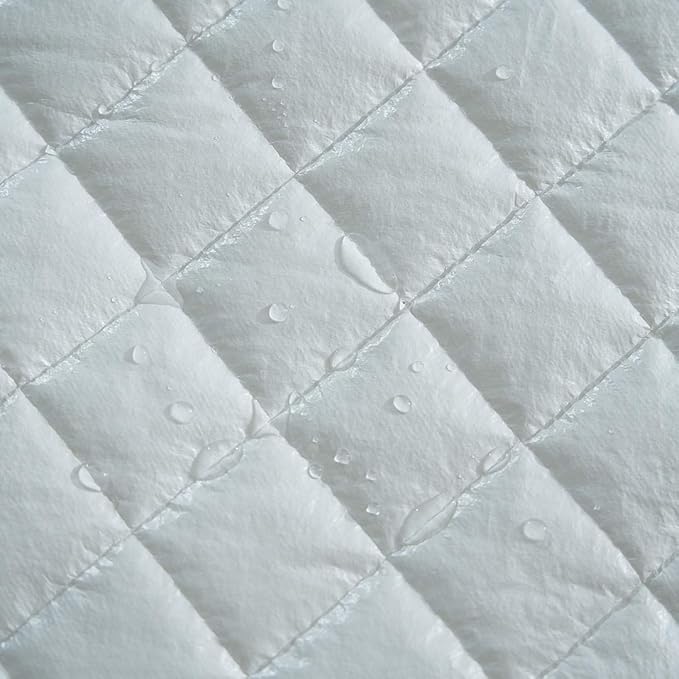 Elif California (Cali) Mattress Protector, Waterproof, Quilted Cover Pad with Elastic Band Straps for Kids, Soft&Comfortable, Breathable, Vinyl Free (California King)