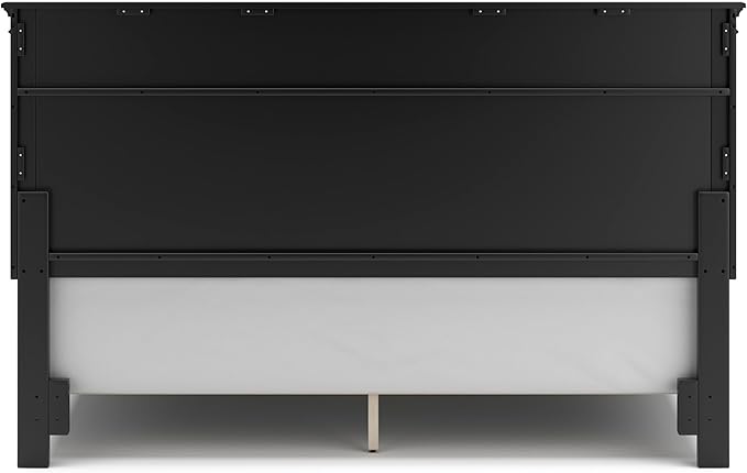 Signature Design by Ashley Lanolee Classic Panel Headboard, King/California King, Black