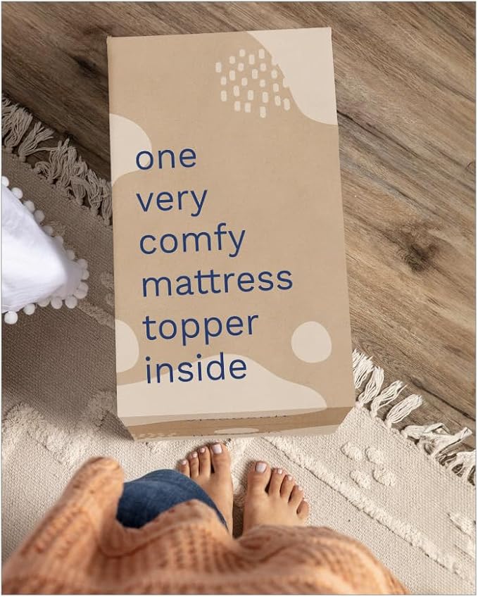 ViscoSoft 2 Inch Memory Foam Mattress Topper Queen - Select High Density Ventilated Mattress Pad - Premium Removable Rayon Cover