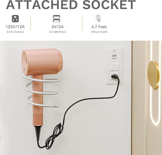 DWVO 46'' Glass Top Makeup Vanity with 10 Drawers, Vanity Desk Set with Large LED Mirror, Built-in Charging Station & Cushioned Storage Chair, Dressing Table with 3-Color Light Modes, Cream White