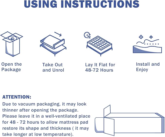 OLANLY King Quilted Fitted Mattress Pad, Elastic Fitted Mattress Topper, Cooling Soft Mattress Cover Stretches up to 21 Inches Deep, Machine Washable Mattress Protector (78x80 inch, Beige)