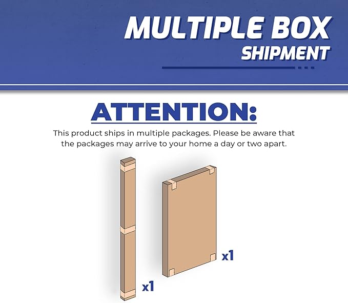 SafeRacks 4x6 Overhead Garage Storage Rack - Heavy Duty Steel Ceiling Mount Storage Shelves with 500 lb Capacity - Adjustable, Garage Overhead Storage, 12"-24" 2 Pack